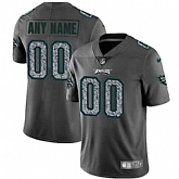 Customized Men's Nike Eagles Gray Static Vapor Untouchable Limited Jersey,baseball caps,new era cap wholesale,wholesale hats